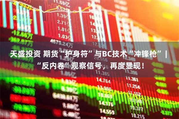 天盛投资 期货“护身符”与BC技术“冲锋枪” | “反内卷”观察信号，再度显现！